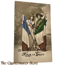 France - Postcard 1915 Pour le Droit