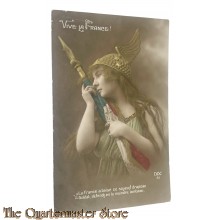 France - WW1 Postcard Vive la France 