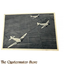 Junckers Fotokarte - Ganzmetall-Kabinen-Flugzeug Junkers-Ju 52/3m