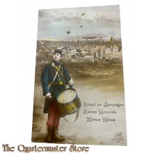 France - WW1 Postcard Reveil en Campagne, Autres Hommes , Memes Heros