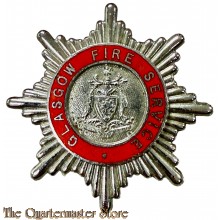 Cap badge  Glasgow Fire Service post ww2