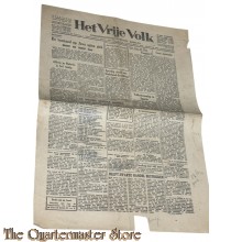 Krant Het vrije Volk 1e jrg no 138 Vrijdag 12 Mei 1945