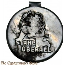 Blechabzeichen " Stahl überall" vermutlich Luftschutz in 1943