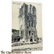 France - Postcard 1918 Ruines d’Ypres , The Belfry
