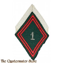 France - sleeve patch chevron No 1 white/red/green
