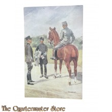 Prent briefkaart no 12 Cavalerie , Onderofficieren