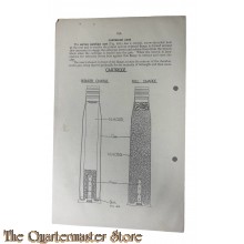WW2 Statement of ammunition G.F. 17 Pr cartridges 