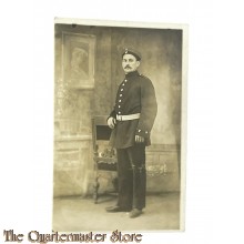 Postkarte/ Studio Photo 1914 Deutscher Soldat 