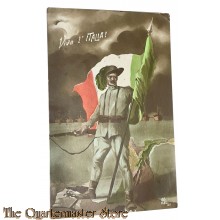 France - Postcard 1915 Viva l'Italia !