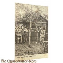 Postkarte 1916 Lager Saalberg, Sprudelhalle 