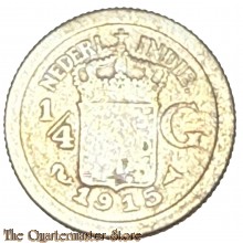 Coin - Nederlands Indië 1/4 Gulden 1915