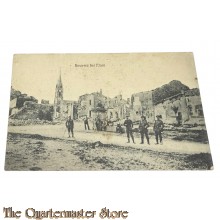 (Feld) Postkarte 1916 Westlicher Kriegsschauplatz Rouvres bei Etain (nordöstl. vor Verdun) mit Straße nach Lauhères