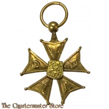 Miniatuur medaille 4 daagse B.V.L.O. 