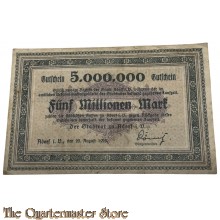 Gutschein Funf Millionen Mark 1923
