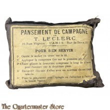 France - 1914-18 First aid package Pansement de Campagne 