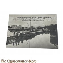 Postkarte  - 1914 Stimmungsbild vom Aisne-Kanal