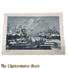 Postkarte 1943 Bremen Freihafen II