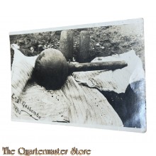 (Feld) Postkarte 1915 Englische Gasbombe 
