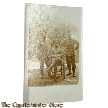 (Feld) Postkarte 1918 3 Deutsche Soldaten 