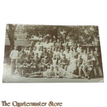 (Feld)postkarte 1918 Gruppe Deutsche Soldaten Lazarett