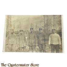 Postkarte/ Photo 1917, 5  Deutsche Soldaten