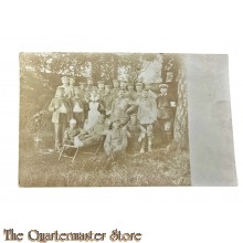Postkarte/ Photo 1915 Deutsche Soldaten mit Schwestern im Hospital