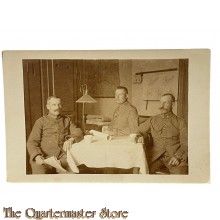 Postkarte/Studio photo 1917 Deutsche Offiziere 