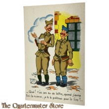 France - Postcard 1914 Quai! tás pas eu de lettre, quand j'aurai fini la mienne, je te la prêterai pour la lire !..