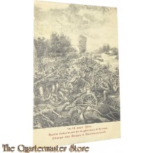 France - Postcard 1914 14-16 sept. 1914. Sortie victorieuse de la garnison d'Anvers. Charge des Belges à Boortmeerbeek