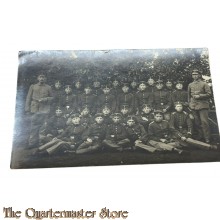 (Feld) Postkarte 1917 Gruppe Deutsche Soldaten
