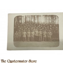 Postkarte/ Photo 1916 Gruppe Deutsche Soldaten im Wald