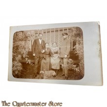Postkarte/ Photo 1924 Deutscher Soldat mit Familie 