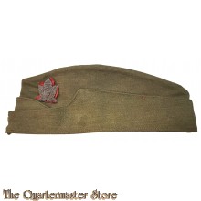Wedge / Overseas side cap WW2 The Perth Regiment  EM/NCO 1st Can Division 