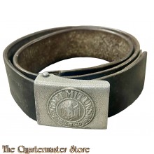 WH Kastenschloss aluminium mit Leibriemen (Heer aluminium belt buckle with belt)