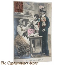 France - Postcard 1915 Bon pourle service.