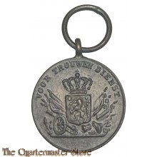 Miniatuur Medaille TrouweN Dienst 16 mm met W