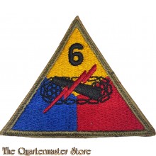 Mouwembleem 6th Armored Divison (Sleevebadge 6e Armored Division)