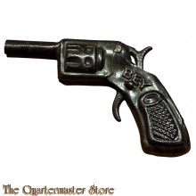 Zündplättchenpistole BEY Pre 1945 (Pre 1945 German Die Cast Metal  BEY Toy Cap Gun)