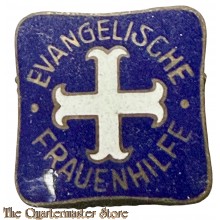 Evangelische Frauenhilfe Mitgliedsabzeichen  (Evangelical Women's Aid enamel pin WW2)