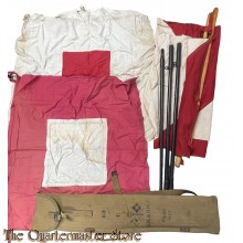 US WWI Signal Corps Semaphore Flag Set 1917