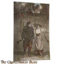 France - Postcard 1914 Ecoute le canon quitonne Lheure de la revanche sonne.