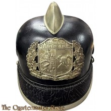  Lederhelm Feuerwehr vor 1918 Nassauischer Feuerwehrverband