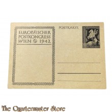 Postkarte , Europaisches Postkongress Wien 1942