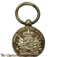 Miniatuur Medaille TrouweN Dienst 9 mm met J