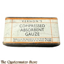 British Vernon’s Compressed absorbent Gauze 