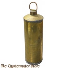 Bedkruik gemaakt van huls (Hot water bottle made from shell casing)