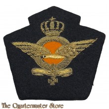 Pet embleem KLU Koninklijke Luchtmacht GLT gala tenue  (Dress Cap badge Dutch Royal Airforce)