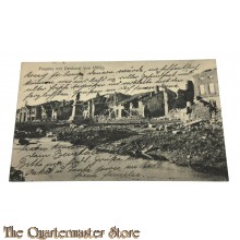 (Feld) Postkarte 1917 Fresnes mit Denkmal von 1870