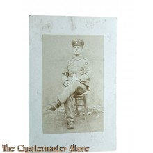 Postkarte/ Photo 1916 Deutscher Soldat sitzend auf einem Stuhl
