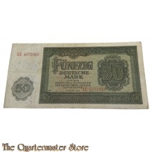 Banknote Funfzig Mark 1948